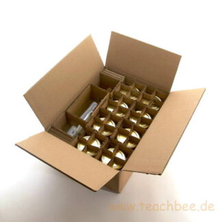 Versandkarton für 1  Flasche und 8 Honiggläser