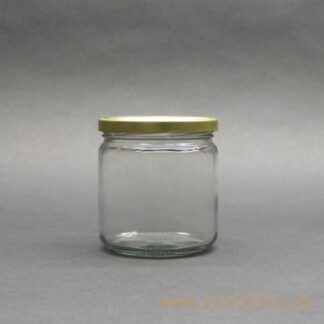 Twist-Off Honigglas 500 g mit goldenem Deckel